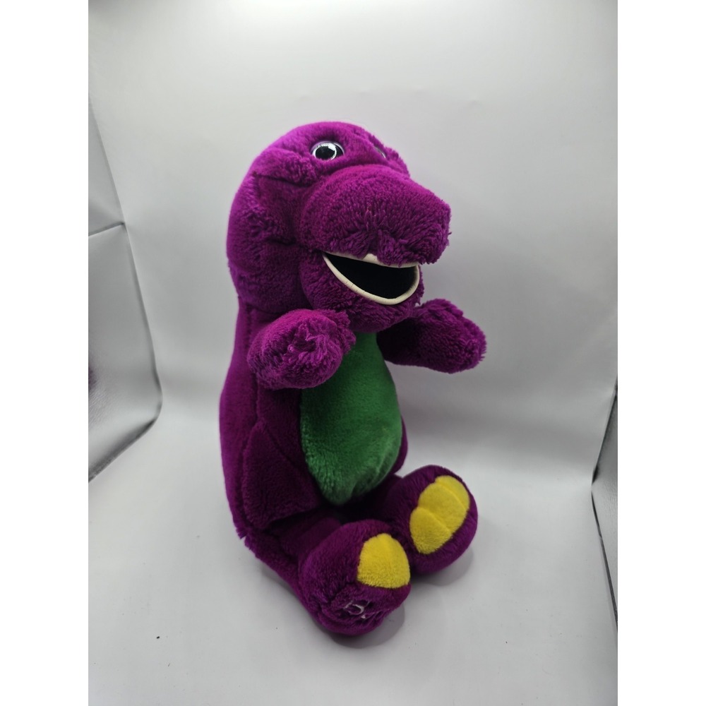 Barney 1992 Plush The Lyons Group 12" Stuffed Animal Purple Dinosaur Vintage